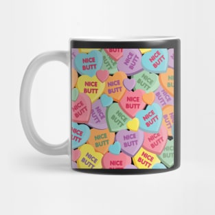 Candy Hearts - Nice Butt Mug